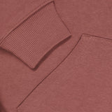 Relaxed Hoodie "Berlin Travel Club Typo" - Kaffa