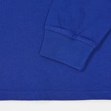 T-Shirt Long Sleeve "Berlin Travel Club Typo" - worker blue