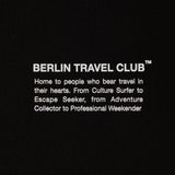 T-Shirt Long Sleeve "Berlin Travel Club Typo" - black