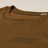 T-Shirt Long Sleeve "Berlin Travel Club Typo" - Khaki