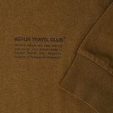 T-Shirt Long Sleeve "Berlin Travel Club Typo" - Khaki