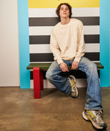 T-Shirt Long Sleeve "Berlin Travel Club Typo" - raw