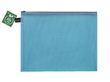Zippered Bag Mesh, coloured EVA (PVC-free)  DIN A4