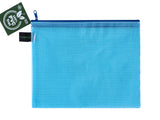 Zippered Bag Mesh, coloured EVA (PVC-free)  DIN A5