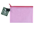 Zippered Bag Mesh, coloured EVA (PVC-free)  DIN A6