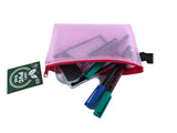 Zippered Bag Mesh, coloured EVA (PVC-free)  DIN A6