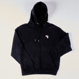 Relaxed Hoodie "Il Tucano" - Black