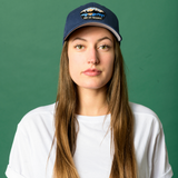 Cap “Vive les Vacances” - FLEXFIT Wooly Combed - blue