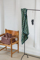 Baby Poncho, Naram towels, Sea foam & Deep teal