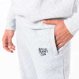 Jog Pants “Berlin Travel Club” - light oxford