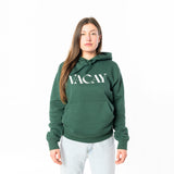 Hoodie “VACAY” - bottle green