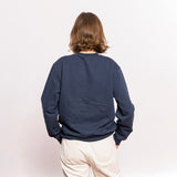 Sweater “Vice les Vacances” - navy blue