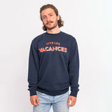 Sweater “Vice les Vacances” - navy blue