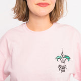 T-Shirt “Berlin Palms” - canyon pink
