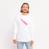Sweater “Slash” - white