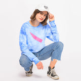 Sweater “Clouds” - sky blue
