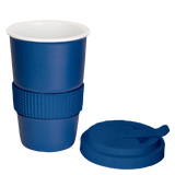 Coffee to go cup made of porcelain - sustainable & durable / 7 colors