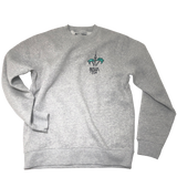 Sweater “Berlin Palms” - heather grey