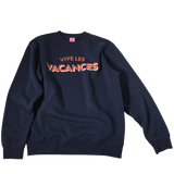 Sweater “Vice les Vacances” - navy blue