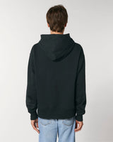 Relaxed Hoodie "Il Tucano" - Black