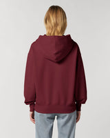 Relaxed Hoodie "Il Tucano" - Burgundy