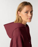 Relaxed Hoodie "Il Tucano" - Burgundy