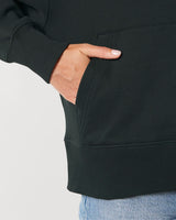 Relaxed Hoodie "Il Tucano" - Black