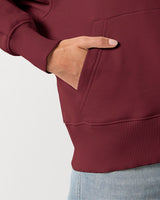 Relaxed Hoodie "Il Tucano" - Burgundy