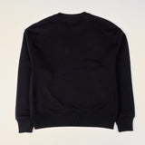 Relaxed Crew Neck "Il Tucano" - Black