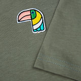 Relaxed T-Shirt "Il Tucano" - Khaki