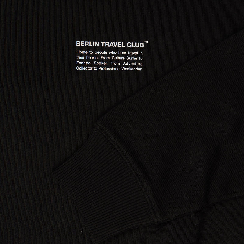 Sweater Crew Neck "Berlin Travel Club Typo" - Various Colors