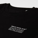 T-Shirt Long Sleeve "Berlin Travel Club Typo" - black