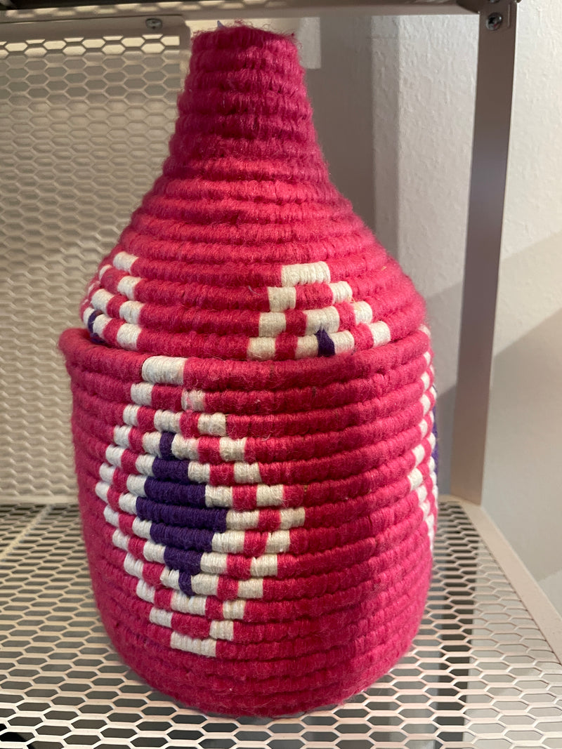 Berber Basket 11 pink-purple-white