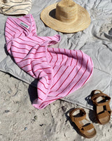 Baby Poncho, Naram towels, Baby pink