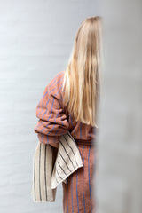 Bathrobe Naram Towel, Camel & Ultramarin blue