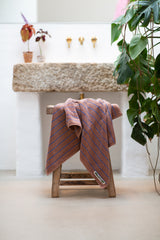 Naram towels, Camel & Ultra Marin