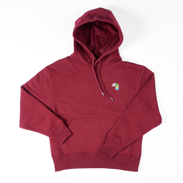 Relaxed Hoodie "Il Tucano" - Burgundy