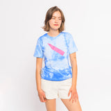 T-Shirt “Clouds” - sky blue