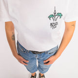 T-Shirt “Berlin Palms” - white