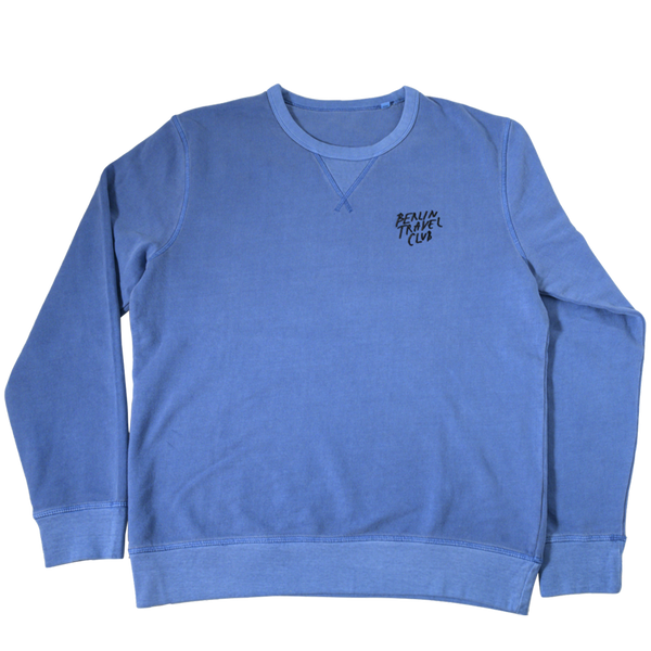 Sweater “Berlin Travel Club” - cadet blue