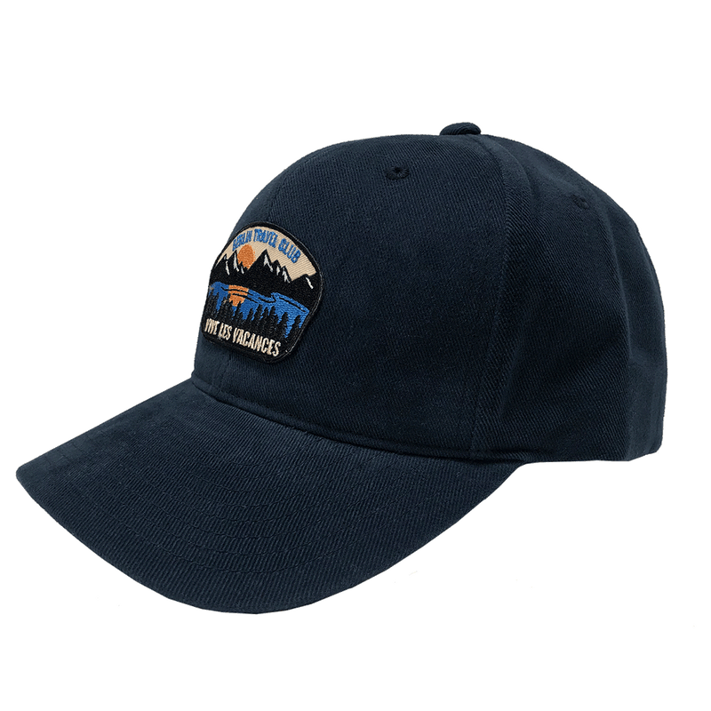 Cap “Vive les Vacances” - FLEXFIT Brushed Cotton Twill - blue