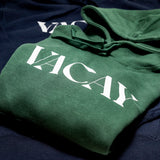 Hoodie “VACAY” - bottle green