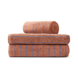 Naram towels, Camel & Ultra Marin