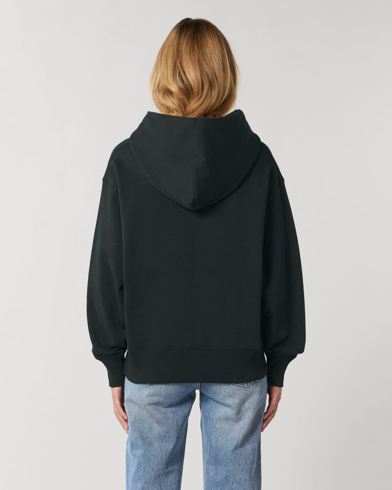 Relaxed Hoodie "Il Tucano" - Black
