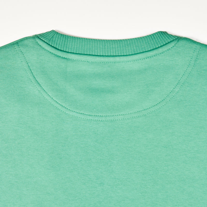 Relaxed Crew Neck "Il Tucano" - Dusty Mint