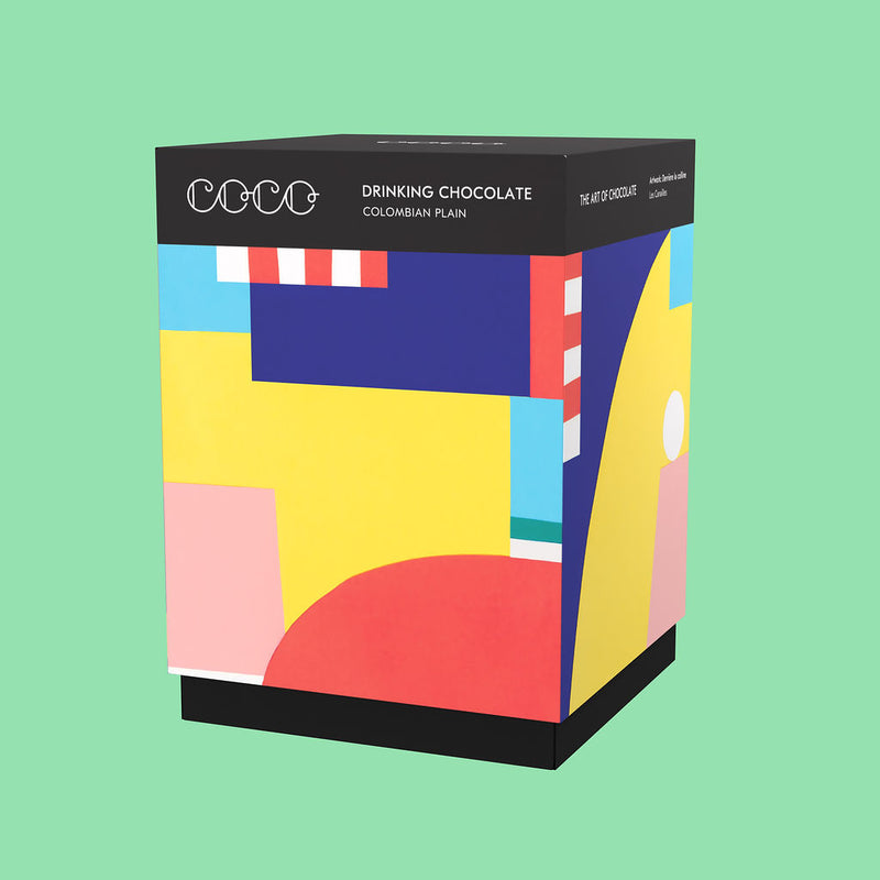 COCO - Colombian Plain Drinking Chocolate - Vegan, 100% natural ingredients, palm oil free, sustainably produced.